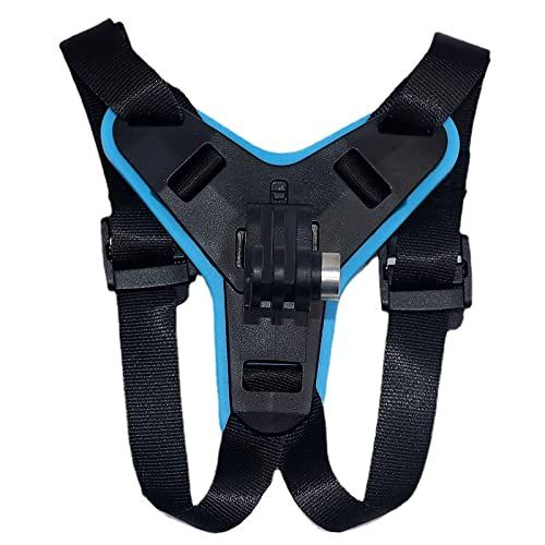 WANGCL Motorhelm Chin Fixing Holder Helm Chin Mount voor Gopro Hero 8/Hero 7/Hero 6/Hero 5/Yi/SJ Cam-Blauw