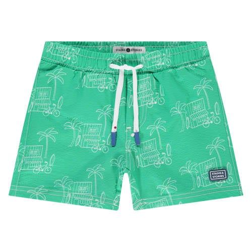 Stains&Stories zwemshort groen