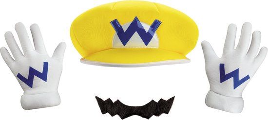 Disguise Wario Nintendo Costume Set for Adults - Multicolor - Polyester - Unisex - Carnaval