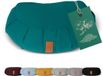 #DoYourYoga - Yoga kussen - »Ganesh« - halve maan meditatiekussen met bio-organische Spelt vulling - 45x30x14 cm - donkergroen