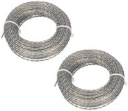 KOTARBAU® Set van 2 kernversterkte grastrimmerdraad 3,0 mm x 15 m (30 m) draadspoel voor bosmaaiers professioneel