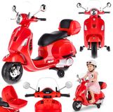 Sun Baby Vespa Elektrische Kinderscooter Rood