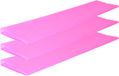 Haza Crepe papier platte vellen - 3x - roze - 250 x 50 cm