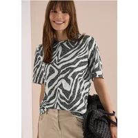 cecil Icecat Dames T-shirt in uitgebrande look, Groen (Palm Breeze Green), S