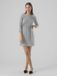 VERO MODA VMCINA 3/4 SHORT DRESS JRS BOO Light Grey Melange Polyester/Elastaan Mini Jurk S