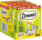 Dreamies klassieke kattensnacks met tonijn – kattenlekkers met knapperige textuur en romige vulling – 4 x 180 g