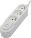 Chacon Design multiprise 3 x 16 A avec interrupteur - 1,5 m - Blanc - Prise plate