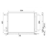 MAHLE Kondensator, Klimaanlage AC772000S