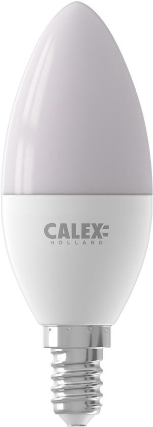 Calex Smart LED Kaarslamp E14 5W 2200-4000K+RGB - Wit - 470 Lumen