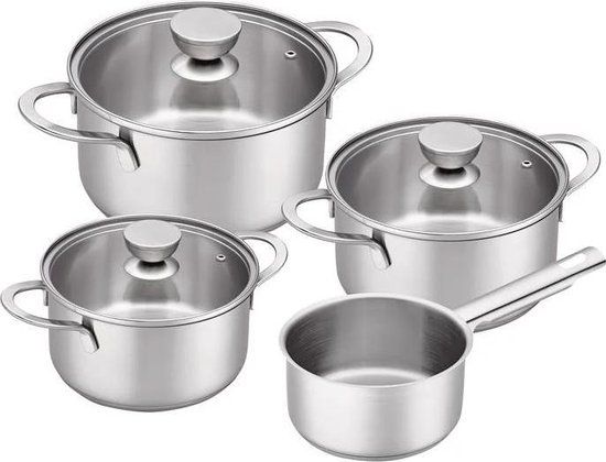 Brabantia Futura Kookpannenset - 4 delig - RVS
