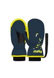 Kinderwanten Reusch Fäustling Kids Mitten Donkerblauw-geel Maat 4