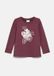s.Oliver T-shirt Bordeaux Kinderen 104/110 Katoen Korte Mouw Ronde Hals Aansluitend Printopdruk