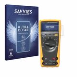 Savvies - Screenprotector voor Fluke 179 multimeter - Folie Beschermfolie transparant 6 Stuks