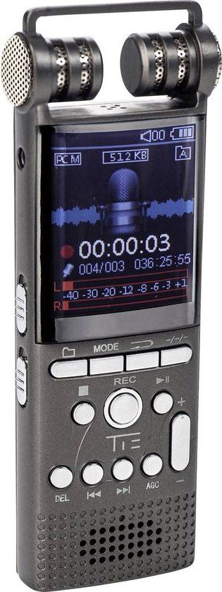 TIE Audio Tie Studio TX26 Mobiele audiorecorder Zwart