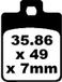 Ebc Sfa-hh Series Sfa260hh Gesinterde Remblokken Zwart