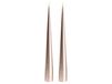 ester & erik Bougie conique ester & erik 34 cm Lot de 2 métallique Champagne 94