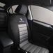 Housse de siège auto - Universel - 2 sièges - Noir gris - Éponge et polyester