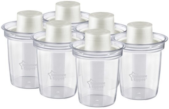 Tommee Tippee Closer 2 Nature 6-Stuk - Transparent