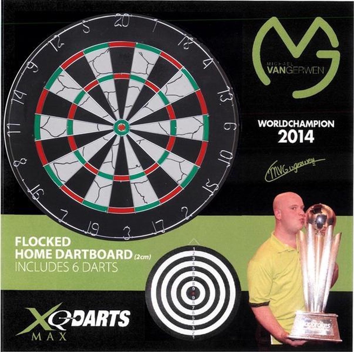 Basic XQ Max Wereldkampion 2014 Michael van Gerwen - Dartbord