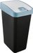 keeeper Premium afvalbak met flip-deksel, soft touch, 45 l, magneet, Nordic Blue