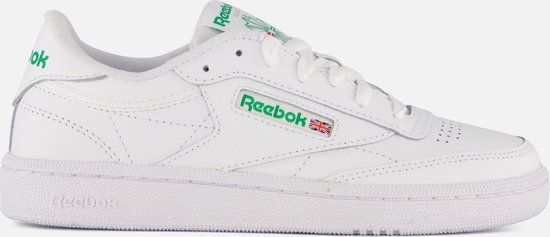 Reebok CLUB C 85 Dames Sneakers - Wit/Groen - Maat 41