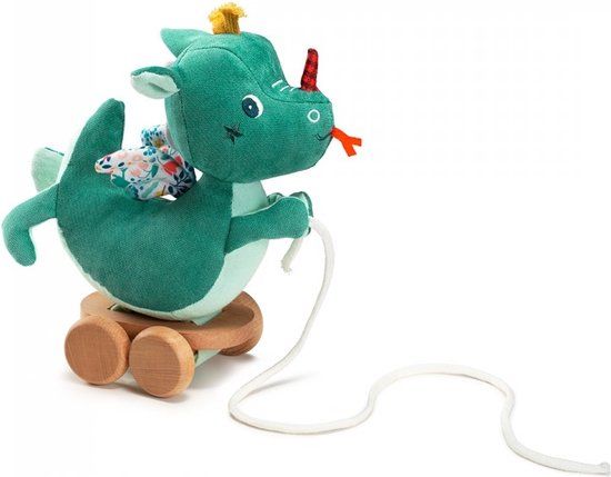 Lilliputiens Trekknuffel Joe - Trekfiguur en Knuffel in 1 - Vanaf 1 Jaar