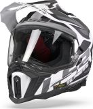 LS2 MX701 Explorer Alter Mat Zwart Wit Adventure Helm S