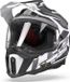 LS2 MX701 Explorer Alter Mat Zwart Wit Adventure Helm S