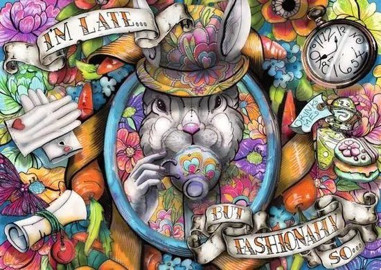 Ravensburger Legpuzzel Nostalgic Rodents 1000 stukjes dieren puzzel