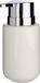 Berilo Distributeur de savon - Céramique - Blanc/Argent - 350 ml