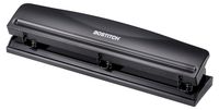 Bostitch Office 3 perforator, duurzaam metaal, rubberen basis, 12 vellen