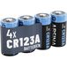 Absina CR123A Speciale batterij Lithium 1300 3 V – 4 stuks