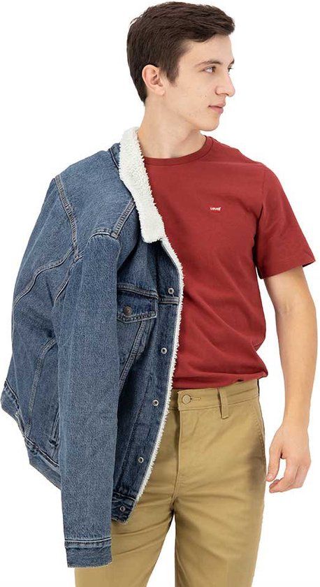 Levi's Type 3 Sherpa spijkerjas heren blauw maat S