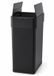 Five Stars® Sensor Prullenbak 60 Liter – RVS Afvalbak met Dubbele Klepopening – Soft Close – Zwart