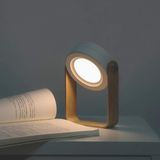 Lampe de nuit avec poignée en bois, lanterne LED pliable, USB, blanc