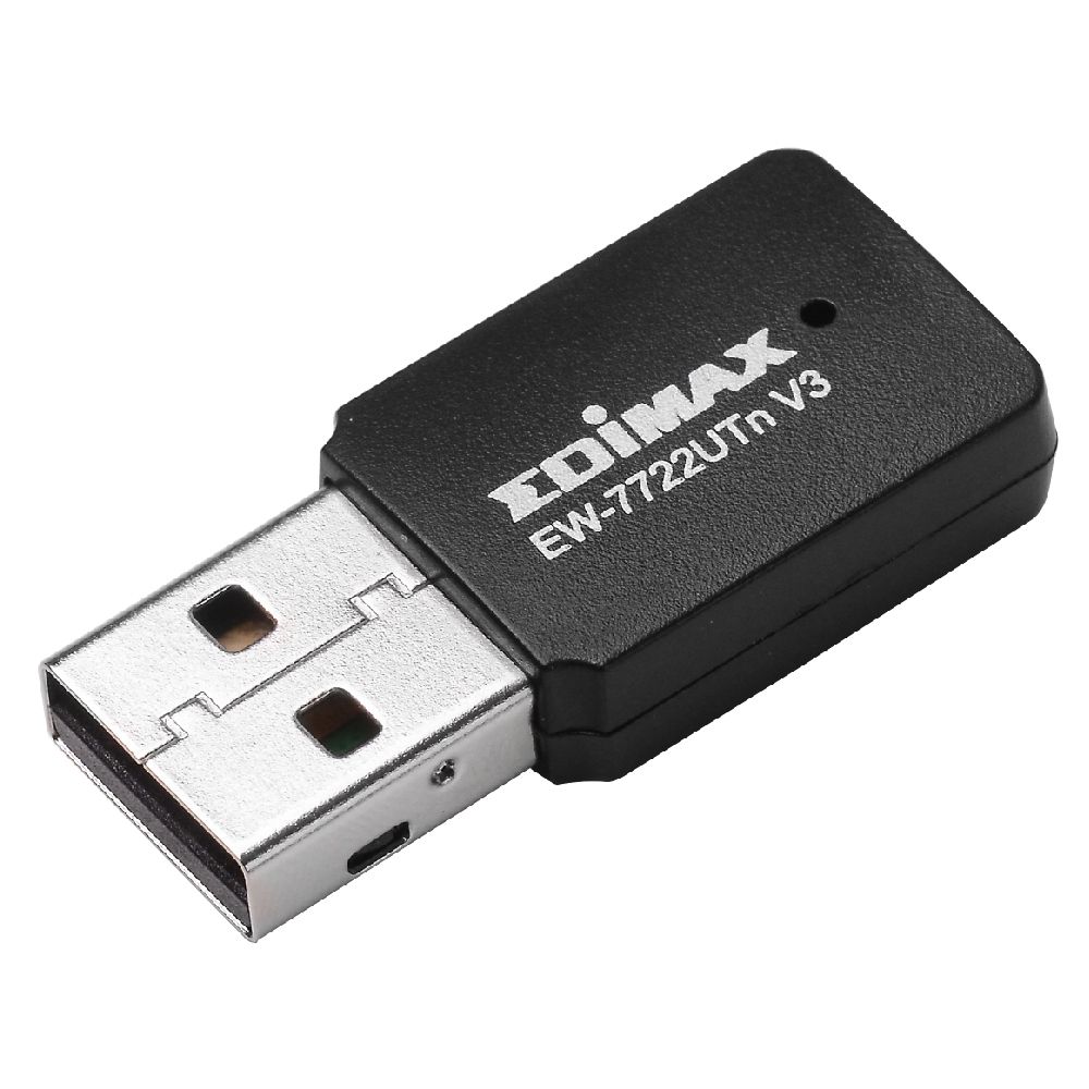 Edimax EW-7722UTn V3 - USB-A - WLAN / Wi-Fi dongle - N300 / 300 Mbps
