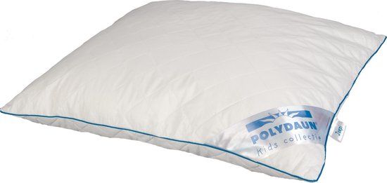 Polydaun Joepi Kinderkussen - 60x70 cm - Zacht - Wit