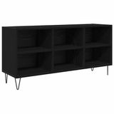 vidaXL TV-kast eiken zwart 103,5 x 30 x 50 cm technisch hout