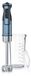 Arendo Mixeur plongeant 1000 W, mixeur plongeant avec 4 lames en acier inoxydable, blender avec régulation progressive, bouton turbo, pied mélangeur amovible, gobelet doseur 600 ml, bleu