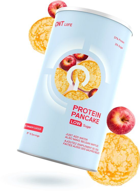 QNT Protein Pancake Powder Appel-Cinnamon 500 gram