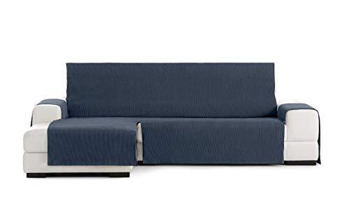 Eysa Rabat practica chaise longue cover 240cm, kleur 03/blauw, links-frontale weergave