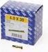 Qz Gebu Spanhuls geel verzinkt 6 x 30mm
