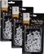 Accroches de suspension lumineuses - 72 pièces - crochets de gouttière - suspension de guirlandes lumineuses - fixation pour guirlandes lumineuses sur votre toit