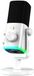 FIFINE AM9 - Microphone dynamique de jeu - Podcast Streaming PC PS4 PS5 - Réduction du bruit - Bouton Mute tactile - USB RGB - Blanc