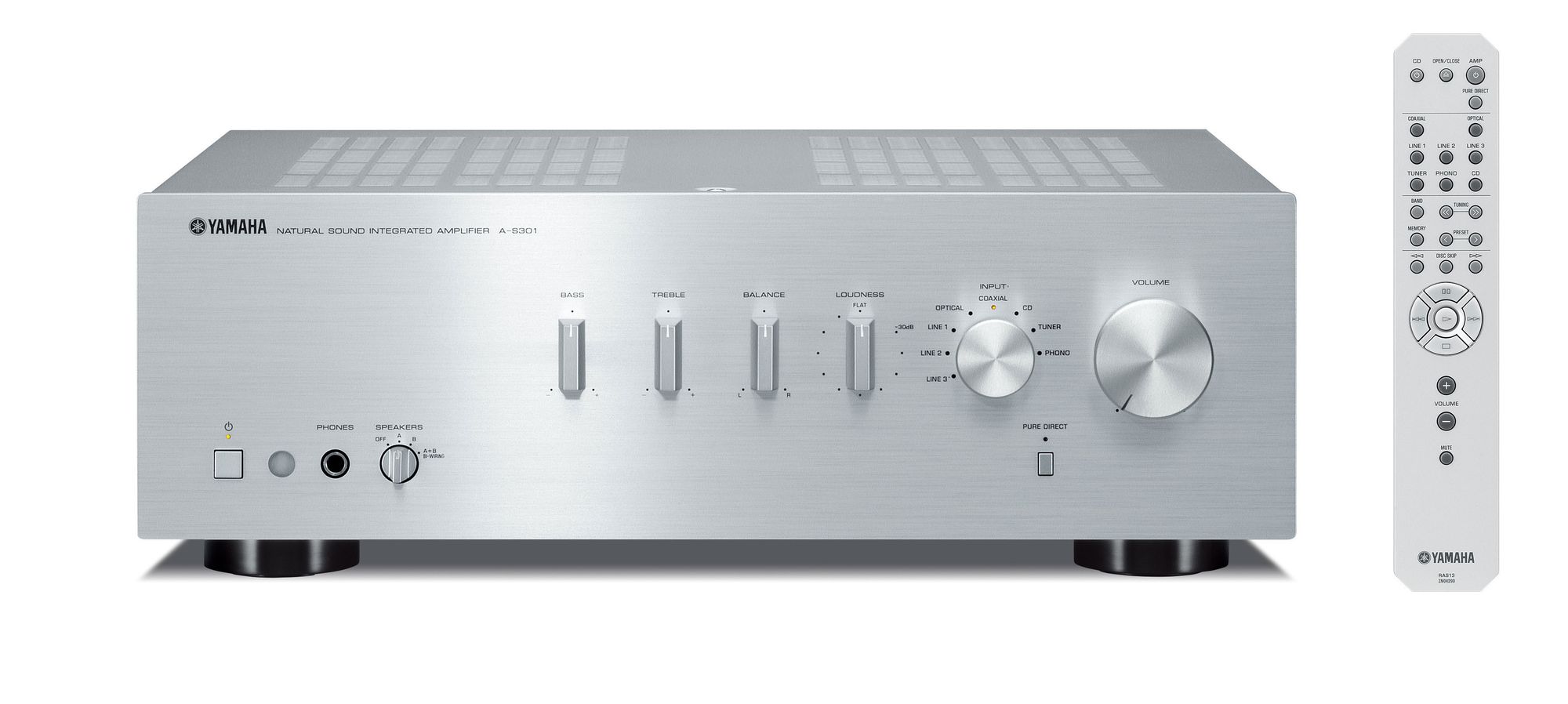 Yamaha A-S301 Stereo Amplifier - Silver