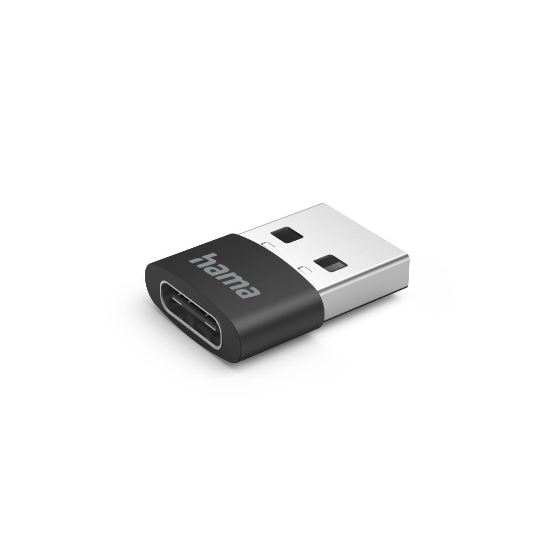 Hama USB-C naar USB-A Adapter - Zwart - 3 stuks