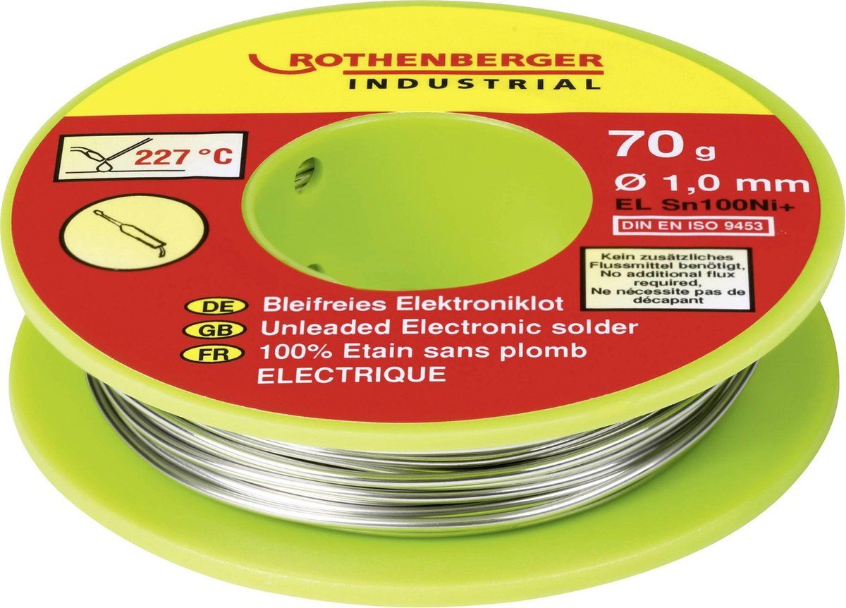 Rothenberger Elektronica Soldeer - Ø1,5mm / 70gr