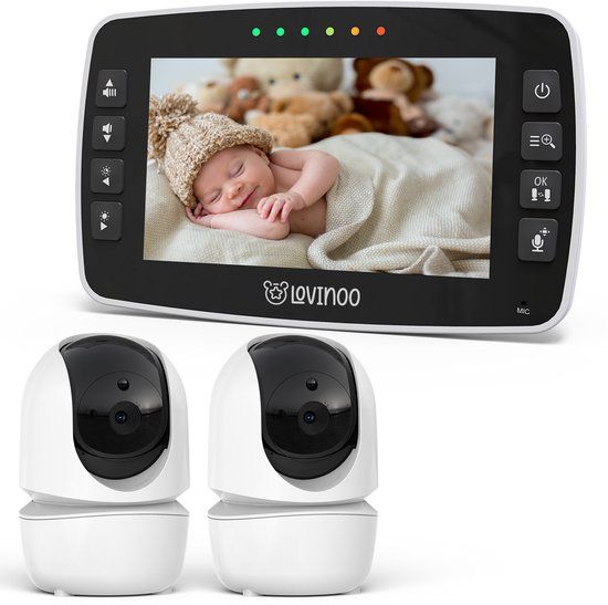Lovinoo Babyfoon met 2 Camera's