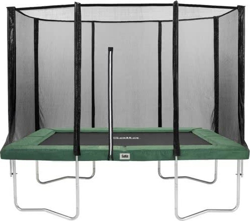 Salta Combo trampoline met veiligheidsnet rechthoekig - 213 x 305 cm - groen