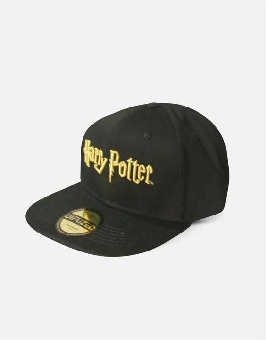 Harry Potter Logo Snapback Pet - Zwart - One Size - Mannen
